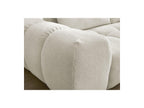 Everest - Canapé Droit Fixe 3 Places - Tissu Chiné - 2 Coussins