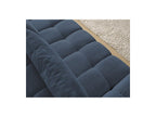 Everest - Canapé Droit Fixe 3 Places - Tissu Chiné - 2 Coussins