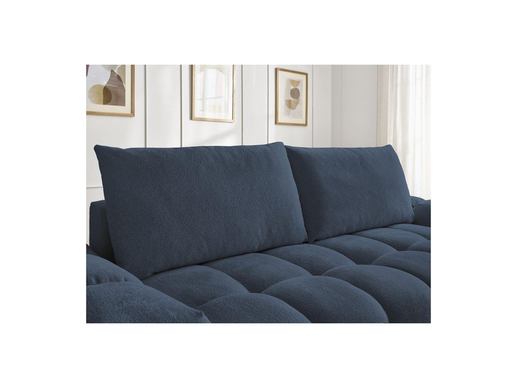 Everest - Canapé Droit Fixe 3 Places - Tissu Chiné - 2 Coussins