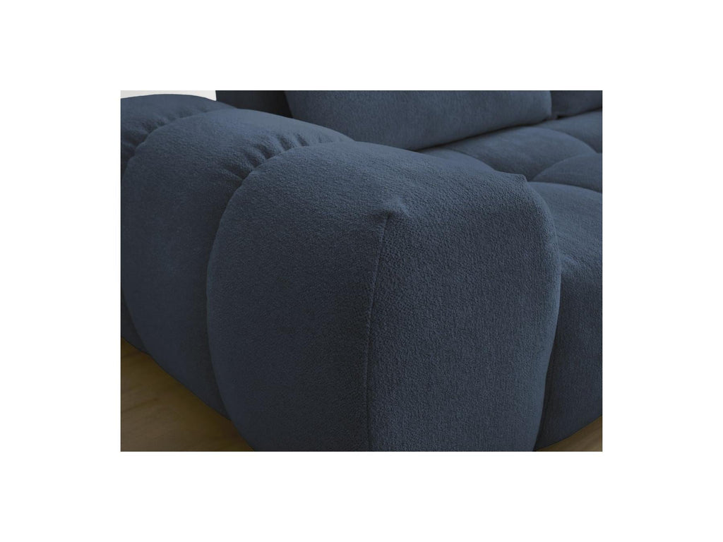 Everest - Canapé Droit Fixe 3 Places - Tissu Chiné - 2 Coussins