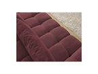 Everest - Canapé Droit Fixe 3 Places - Tissu Chiné - 2 Coussins