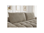 Everest - Canapé Droit Fixe 3 Places - Tissu Chiné - 2 Coussins