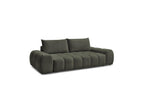 Everest - Canapé Droit Fixe 3 Places - Tissu Chiné - 2 Coussins