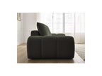 Everest - Canapé Droit Fixe 3 Places - Tissu Chiné - 2 Coussins