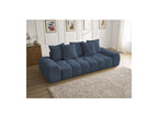 Everest - Canapé Droit Fixe 3 Places - Tissu Chiné - 5 Coussins