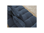 Everest - Canapé Droit Fixe 3 Places - Tissu Chiné - 5 Coussins
