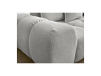 Everest - Canapé Droit Fixe 3 Places - Tissu Chiné - 5 Coussins
