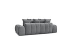 Everest - Canapé Droit Fixe 3 Places - Tissu Chiné - 5 Coussins