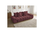 Everest - Canapé Droit Fixe 3 Places - Tissu Chiné - 5 Coussins