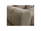 Everest - Canapé Droit Fixe 3 Places - Tissu Chiné - 5 Coussins