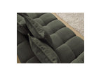 Everest - Canapé Droit Fixe 3 Places - Tissu Chiné - 5 Coussins
