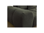 Everest - Canapé Droit Fixe 3 Places - Tissu Chiné - 5 Coussins