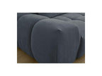 Everest - Canapé Droit Fixe 3 Places - Tissu Texturé - 2 Coussins