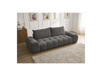 Everest - Canapé Droit Fixe 3 Places - Tissu Texturé - 2 Coussins