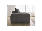 Everest - Canapé Droit Fixe 3 Places - Tissu Texturé - 2 Coussins