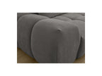 Everest - Canapé Droit Fixe 3 Places - Tissu Texturé - 2 Coussins