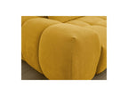 Everest - Canapé Droit Fixe 3 Places - Tissu Texturé - 2 Coussins