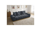 Everest - Canapé Droit Fixe 3 Places - Tissu Texturé - 5 Coussins