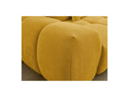 Everest - Canapé Droit Fixe 3 Places - Tissu Texturé - 5 Coussins