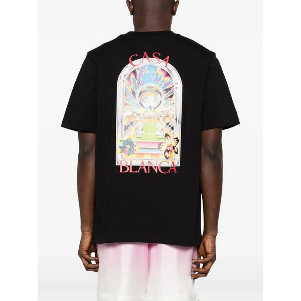 T-Shirt Tennis Landscape - Noir