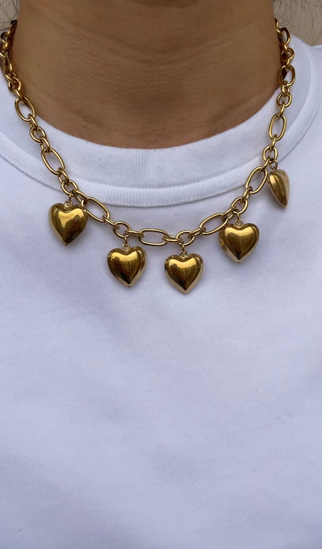 Collier Multi Heart