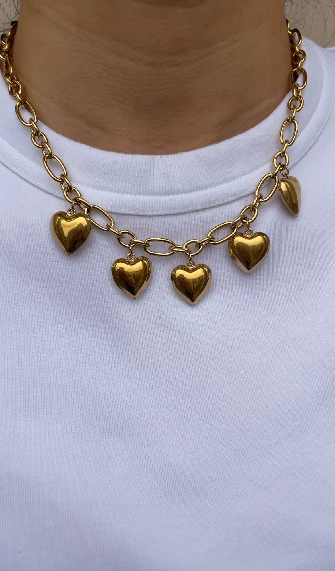 Collier Multi Heart