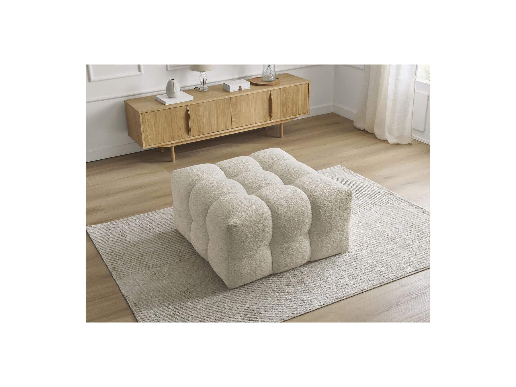 Cloud - Pouf - Tissu Bouclette