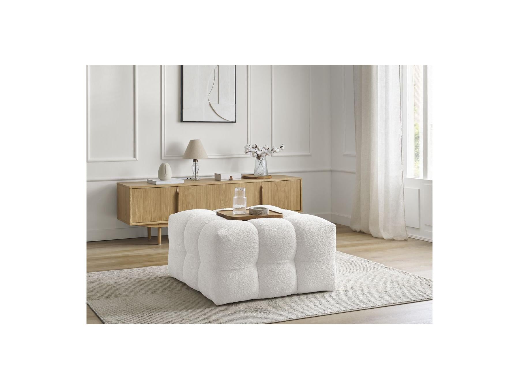 Cloud - Pouf - Tissu Bouclette