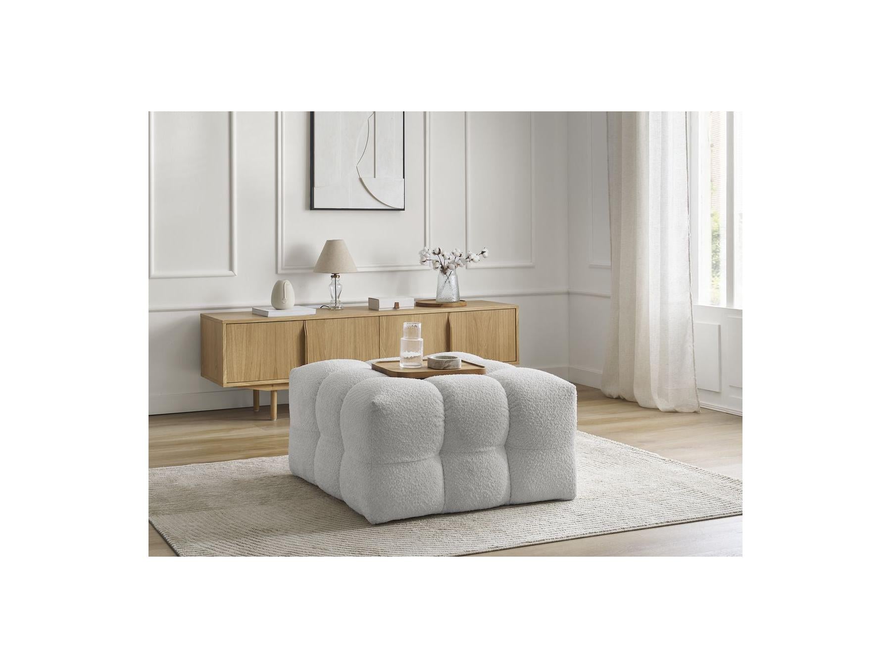 Cloud - Pouf - Tissu Bouclette