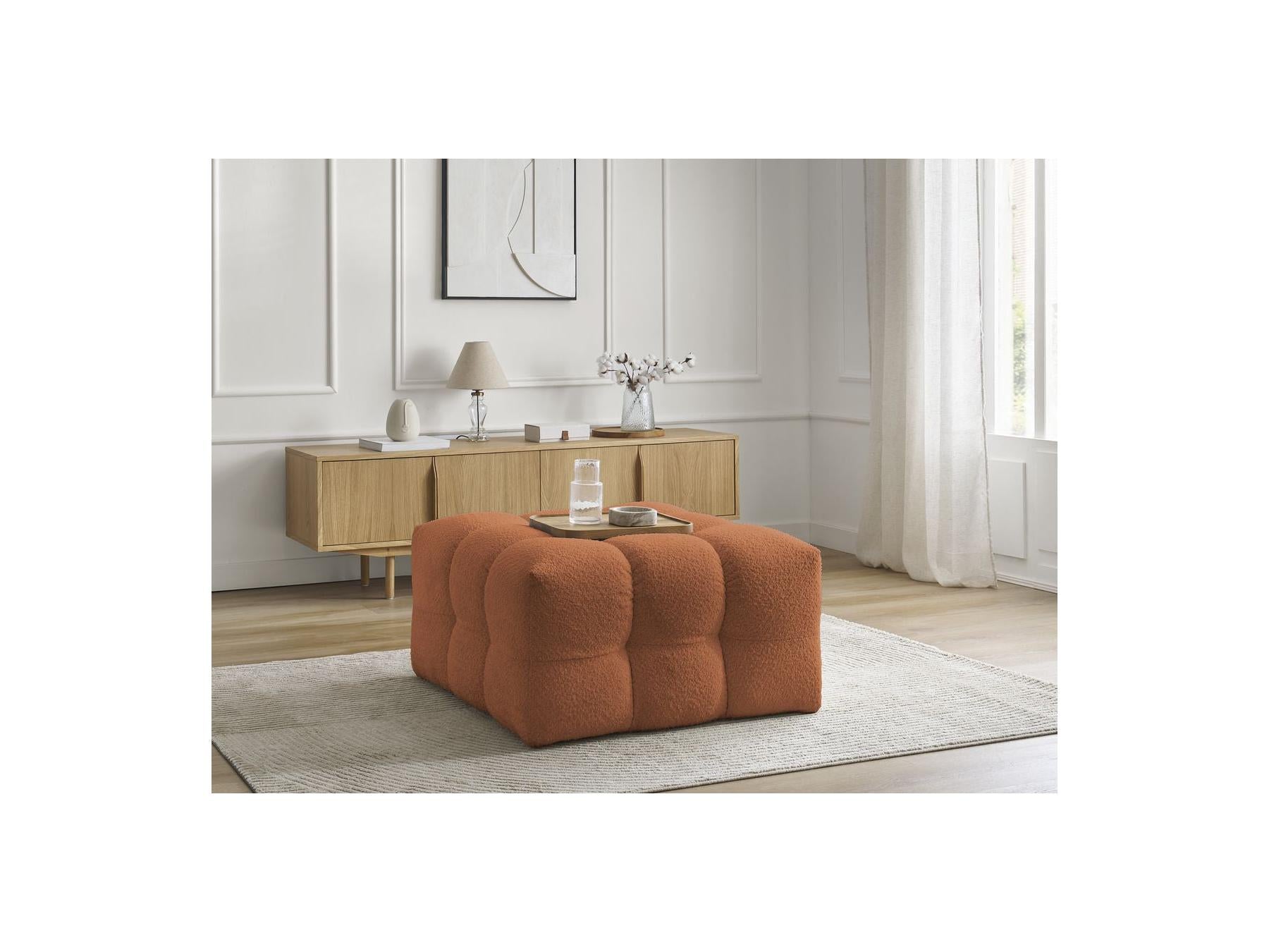 Cloud - Pouf - Tissu Bouclette