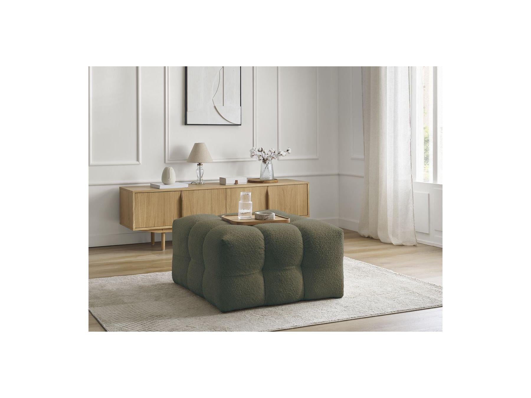 Cloud - Pouf - Tissu Bouclette