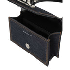 Alexander Mcqueen Jeweled Denim Bag - Blue - Femme