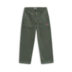 Jean Droit 7/8 Needlepoint - Vert Foncé - Femme
