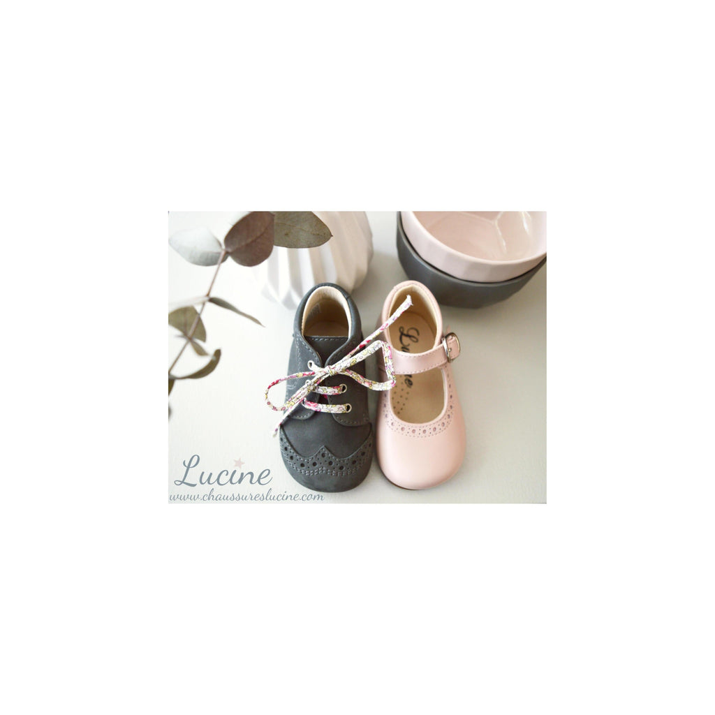 Chaussures Bottillons Adonis Bout Golf - Nubuck Gris - Mixte