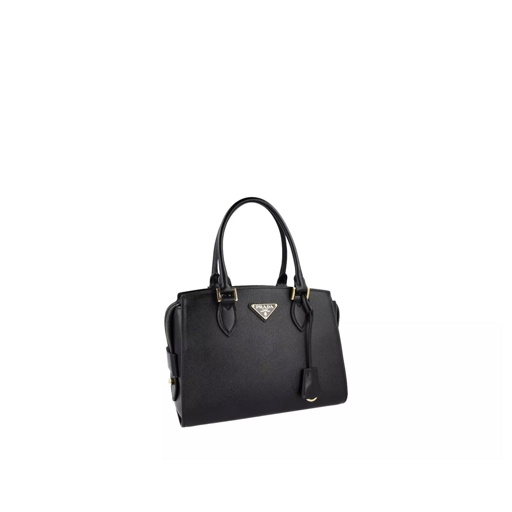 Prada - Sac À Main Saffiano Leather - Femme - Black