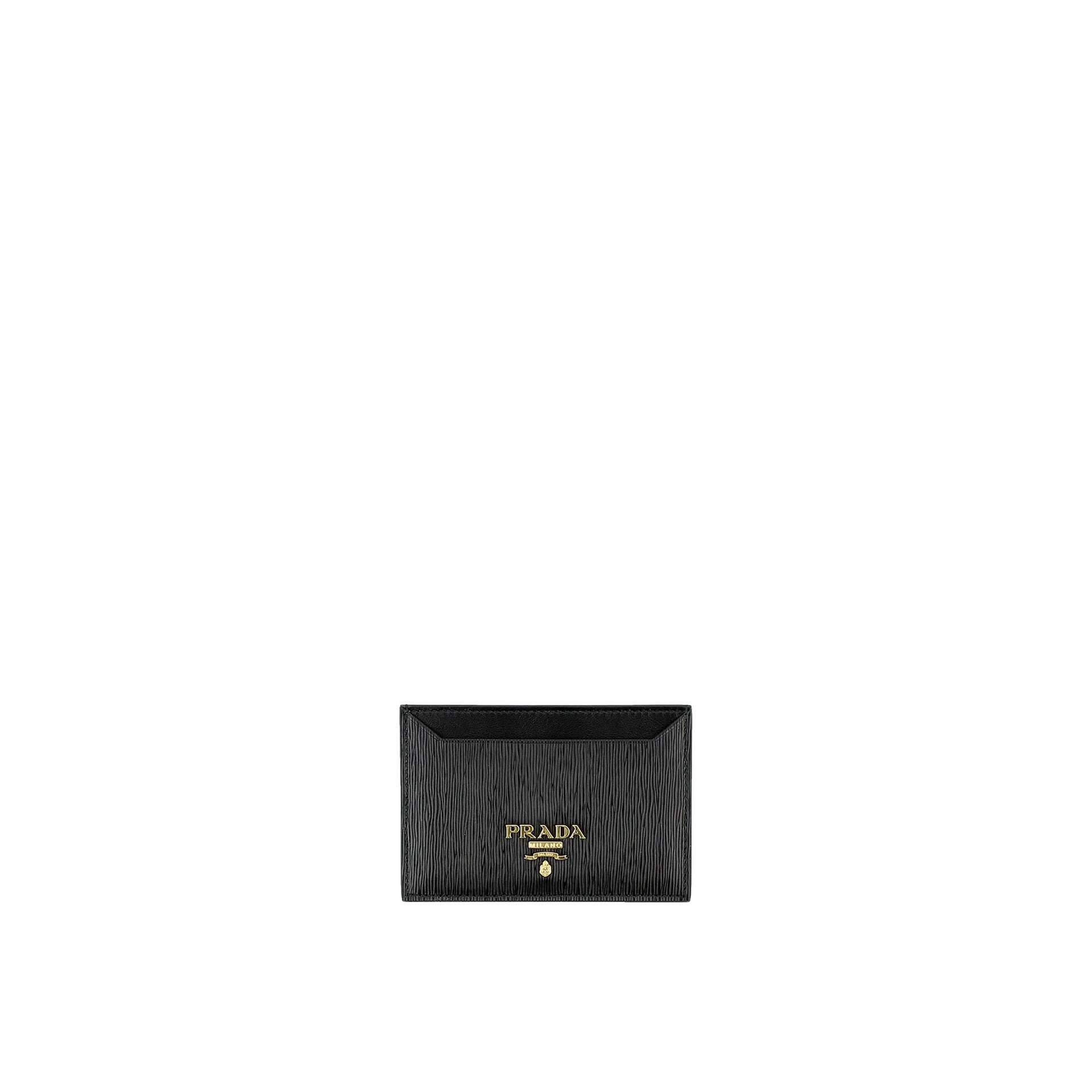 Prada - Leather Logo Wallet - Black