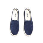 Baskets Dior Leather Slip-On - Blue - Homme