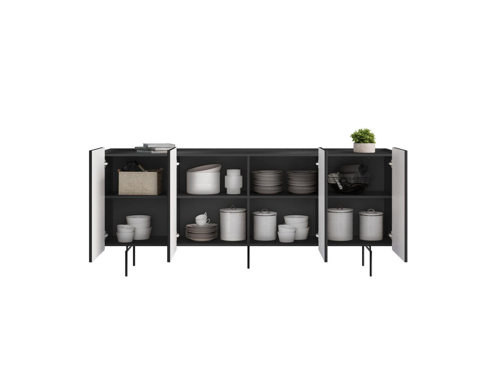 Mathilde - Buffet 4 Portes - Pieds Noir