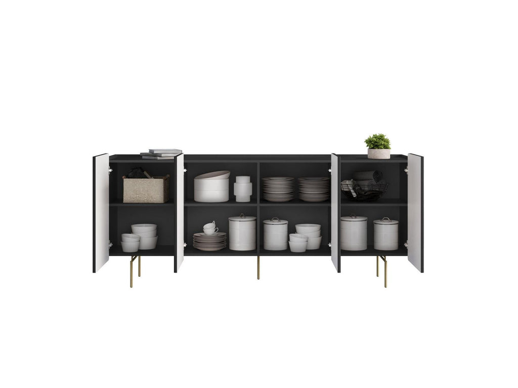 Mathilde - Buffet 4 Portes - Pieds Or