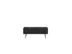 Mathilde - Table Basse 2 Tiroirs - Pieds Noirs