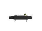 Mathilde - Table Basse 2 Tiroirs - Pieds Noirs