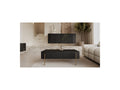 Mathilde - Table Basse 2 Tiroirs - Pieds Or