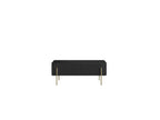 Mathilde - Table Basse 2 Tiroirs - Pieds Or