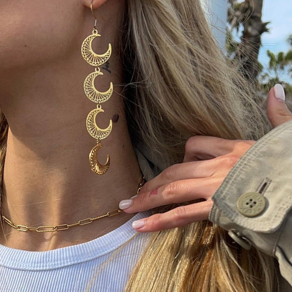 Boucles D'Oreilles Lunas