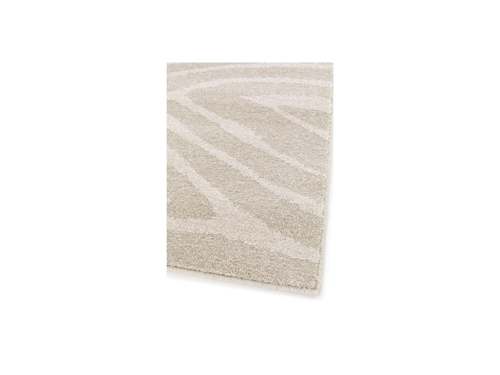 Zayn - Tapis Poils Ras - Motif Abstrait - Beige