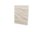 Zayn - Tapis Poils Ras - Motif Abstrait - Beige