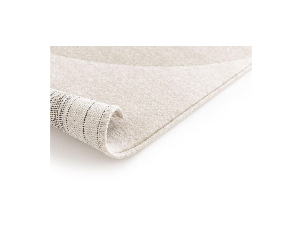 Irena - Tapis Poils Ras - Motif Abstrait - Beige