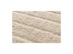 Cyrello - Tapis Poils Longs - Motif Graphique - Beige