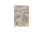 Riviere - Tapis Poils Ras - Motif Abstrait - Bleu