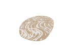 Orian - Tapis Poils Courts - Motif Abstrait - Marron
